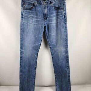 Adriano Goldschmied Jeans Mens 34R Blue AG-ED Denim The Everett Slim Straight